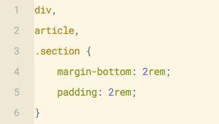 Seletores que compartilham os mesmos estilos podem ser agrupados com uso de vírgulas: O CSS Agrupando seletores CSS