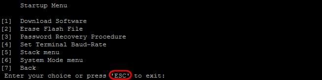 Contudo, antes de mudar alguma nomes de usuário ou senha, inscreva os comandos seguintes evitar overwriting a configuração existente no interruptor: O switch> permite Executar-configuração do copy