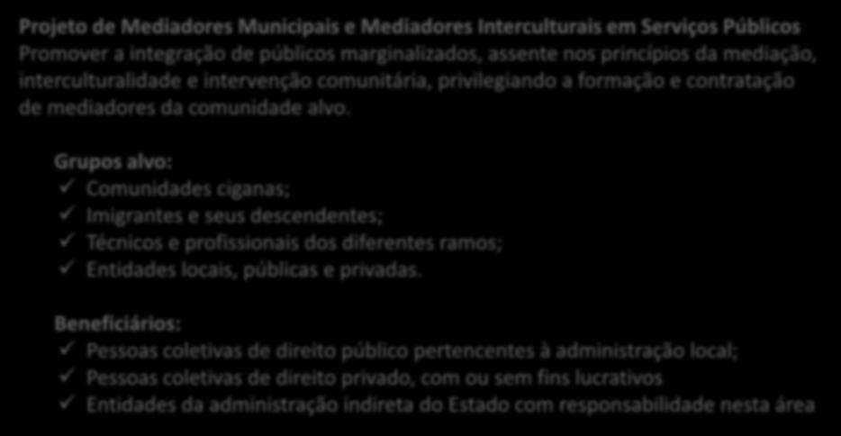 Eixo Prioritário 3 Promover a inclusão e combater a pobreza e a discriminação Objetivo Específico 3.