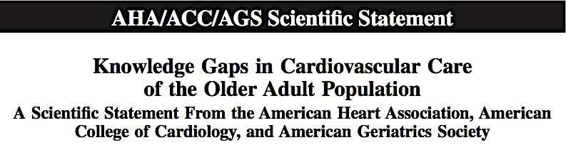 patients aged 75 years have been markedly underrepresented in most major cardiovascular trials virtually all trials have excluded older patients with complex