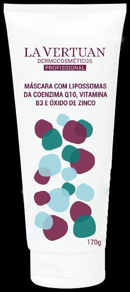 Protocolo de Clareamento de Manchas para Peles Sensíveis Máscara com Lipossomas da Coenzima Q10, Vitamina B3 e