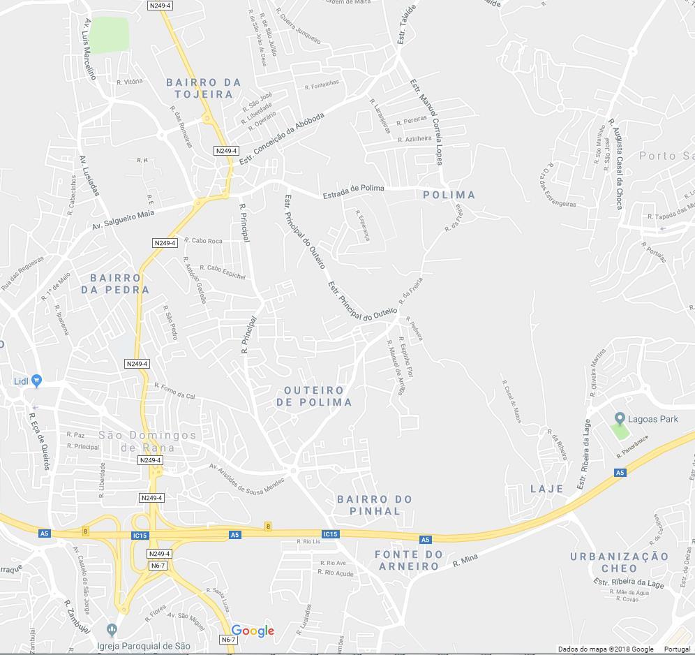 Fonte: Google Maps 2018 Localização aproximada do estabelecimento 3.