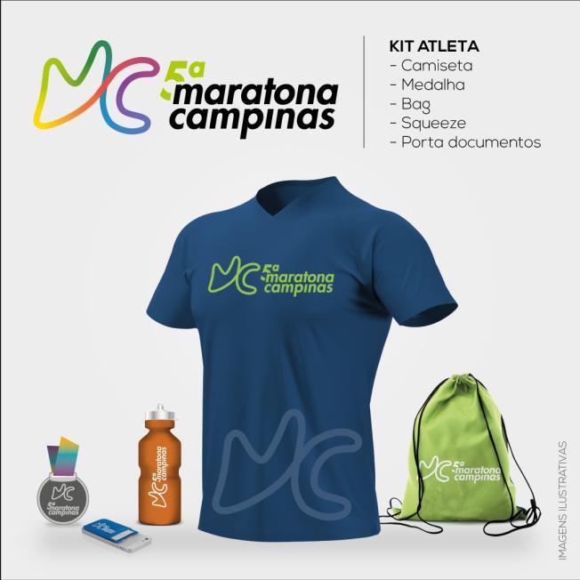 DO KIT ATLETA E CHIP DE CRONOMETRAGRM 18. A entrega dos kits ocorrerá no dia 13/07/2019 (sábado) na Decathlon Campinas - Rod.
