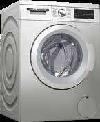 46 Bosch Tabela de Preços Maio 2019 Máquinas de lavar roupa de instalação livre WUQ2448XES EcoSilence Drive, 8 Kg, 1200 rpm, tampo desmontável, inox WUQ24468ES EcoSilence Drive 8 Kg, 1200 rpm, tampo