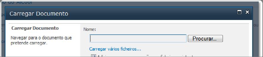 Pretende inserir documento para partilhar com os restantes Membros do fórum... 1º Clicar Adicionar documento,