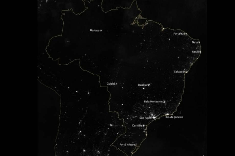 FOTOS DO BRASIL VISTO DO ESPAÇO FEITAS PELA NASA O Earth Observatory também divulgou imagens do Brasil visto do espaço.