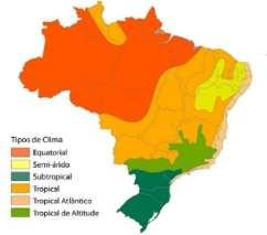 Conforme a classificação apresentada no mapa, as formas de relevo predominantes no Brasil são: (A) Planaltos e Planícies. (B) Planícies e Depressões. (C) Terras Baixas e Encostas.