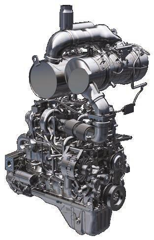 VGT SCR KCCV KDPF Motor Komatsu de acordo com a norma EU Stage IV O motor de acordo com a norma EU Stage IV da Komatsu é produtivo, fiável e eficaz.