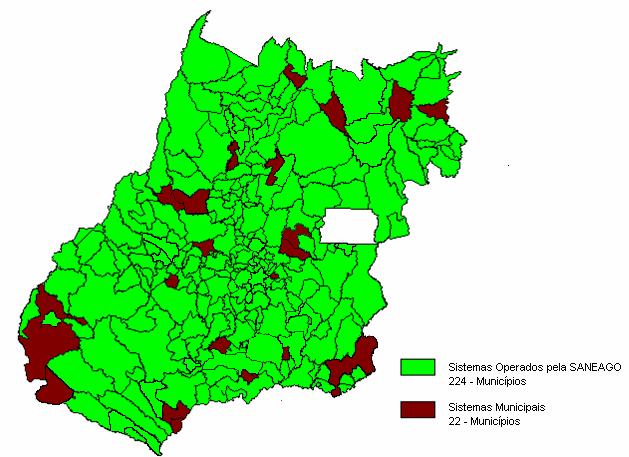 ATUAÇÃO DA SANEAGO Presente em