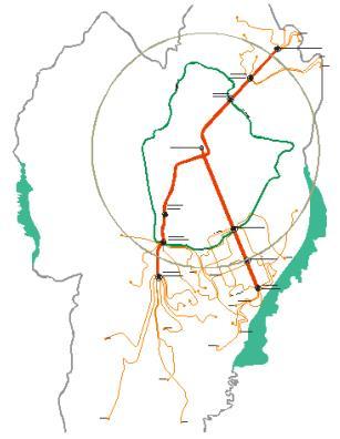 Evolução da rede integrada de transporte 54.