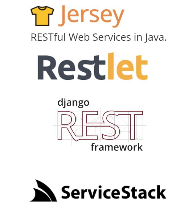 Frameworks RESTful Ambiente Java Jersey https://jersey.java.net/ Restlet https://restlet.