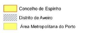 É sede de um Município com 31786 habitantes (censos 2011) limitado a Norte pelo Município de Vila Nova de Gaia, a Sul por Ovar, a Este por Santa Maria da Feira e a Oeste pelo Oceano Atlântico.