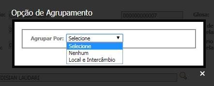 forma de agrupamento dos orçamentos: Selecionar a opção PDF.