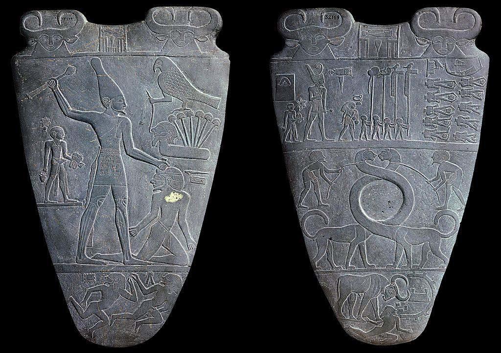 A Pedra da União O mais antigo documento egípcio, também