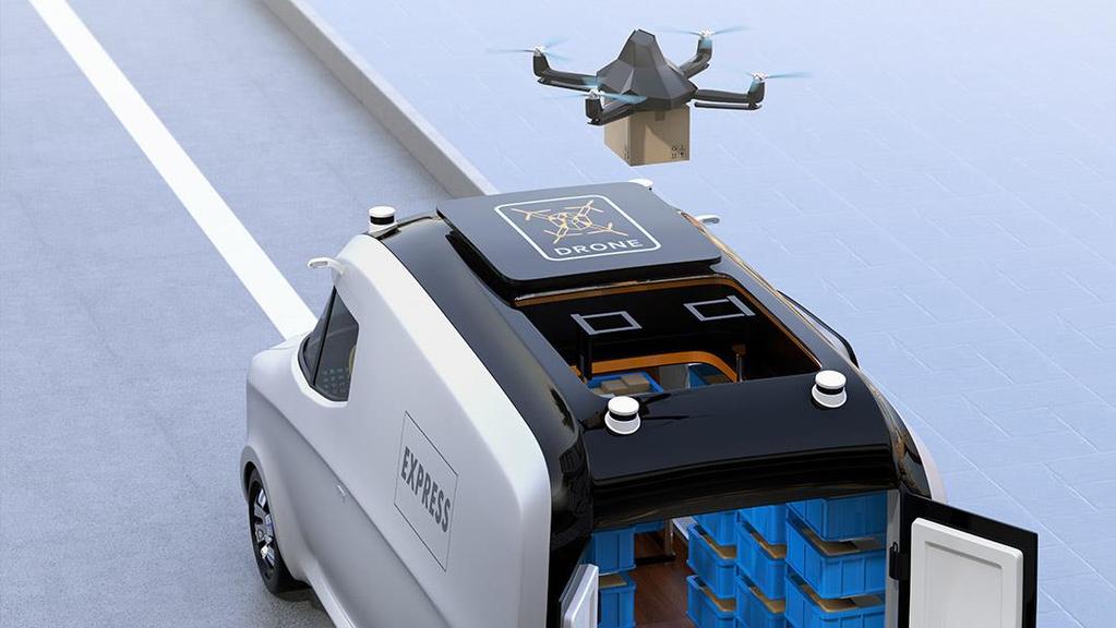 Inovação Drones na última milha 60,3% dos brasileiros não gostaria de receber mercadorias