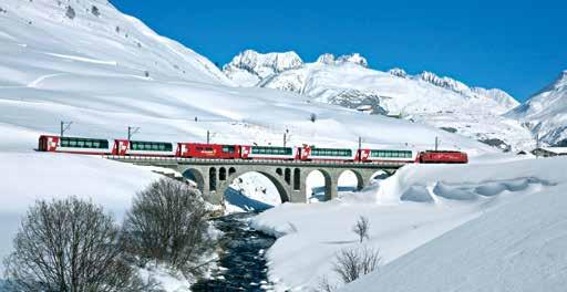 Pela tarde retorno com o Bernina Express para Chur.