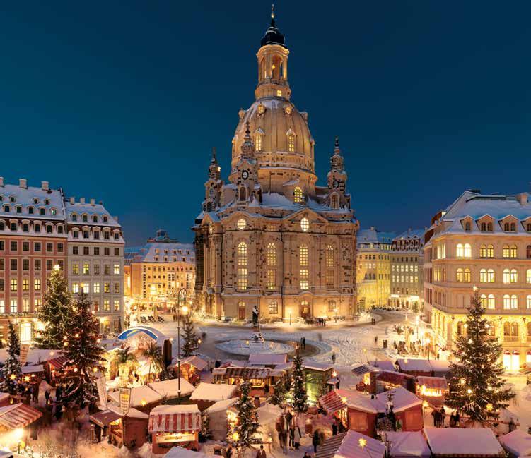 Mercado de Natal, Dresden / Alemanha Mercados de Natal 7 Dias com Berlim 1 Dia / Quarta-feira Frankfurt Chegada ao aeroporto de Frankfurt e traslado ao hotel. Resto do dia livre a sua disposição.