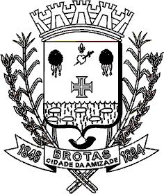 ORLANDO PEREIRA BARRETO NETO, Prefeito Municipal de Brotas, Estado de São Paulo, no uso de suas atribuições legais, faz saber que a Câmara Municipal de Brotas aprovou e ele sanciona e promulga a