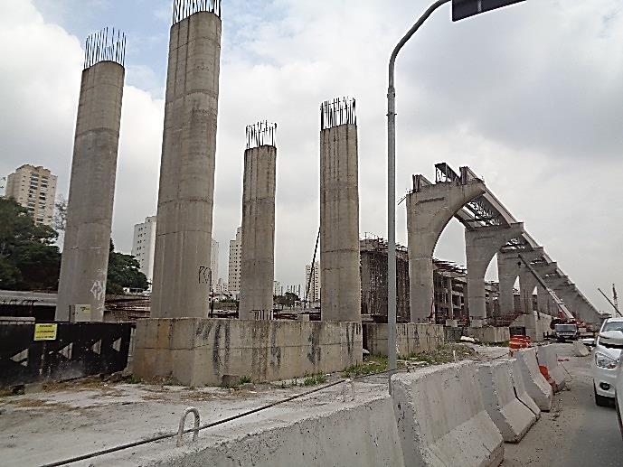 Trecho de via Estação