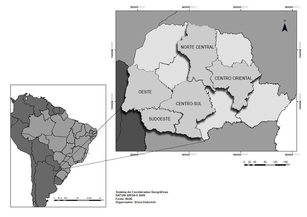 149 F igura 1: Mesorregiões utilizadas para a determinação de custos e receitas da produção de ovinos no.