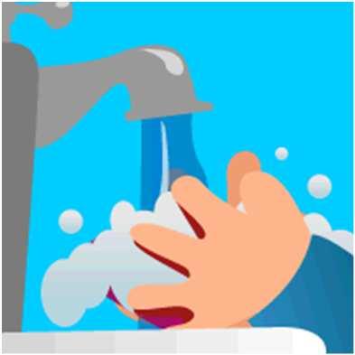 1 A higienização rotineira das mãos com água e sabão, elimina além da