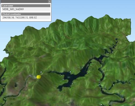Neste modelo foi adicionado uma imagem Landsat 8 que mostra o atual uso de ocupação do solo, principalmente as áreas urbanizadas, os corpos hídricos e as áreas verdes.