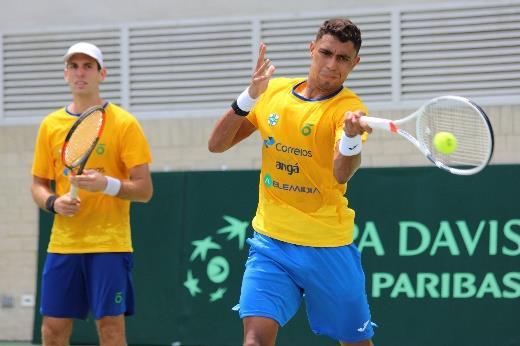 9 Demoliner em ação pelo Time Correios Brasil na Copa Davis