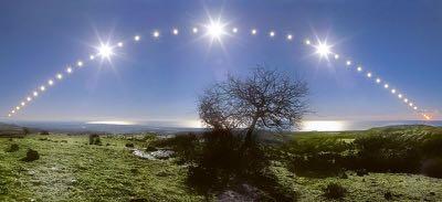 céu diurno por algumas horas