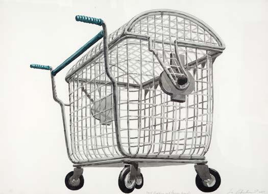 108 LOS CARPINTEROS Trash Shopping Cart