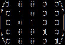 Matriz identidade Chamamos matriz identidade a matriz quadrada em que todos os elementos da diagonal principal são iguais a 1 e os demais são iguais a zero.