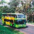 O Templo está localizado em uma região alta da cidade, com uma vista privilegiada de Foz do Iguaçu e Ciudad Del Este.