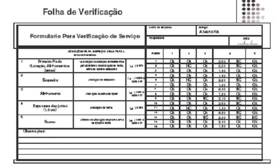Organização da amostra por classes 4) Folhas de verificação: tabelas ou para facilitar a recolha e análise