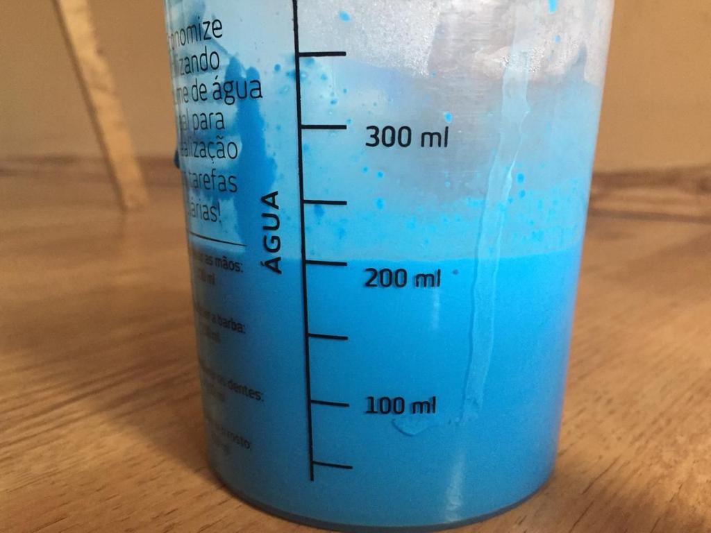 Imagem 2: Mistura pronta de 200 ml. Fonte: Autoria Própria.