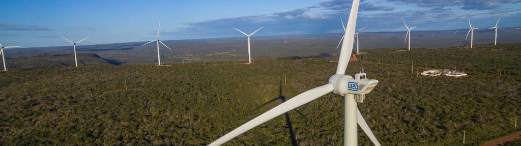 Energia Eólica A geração de energia através dos ventos conquistou uma significativa participação na matriz energética mundial e vem apresentando um crescimento constante no Brasil nos últimos anos, o