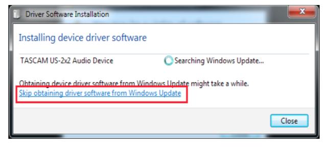 software, o driver será instalado.