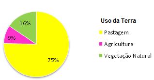 No primeiro período (2000-2005), a expansão da cana-de-açúcar em primeiro lugar se deu sobre as áreas de pastagens (gráfico 2), sobretudo nos municípios de Limeira do Oeste (21%), Frutal (15%),