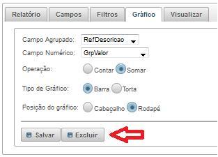 19.11 Excluir gráfico a. Clique na aba ; b. Para excluir o gráfico, clique no botão ; c.