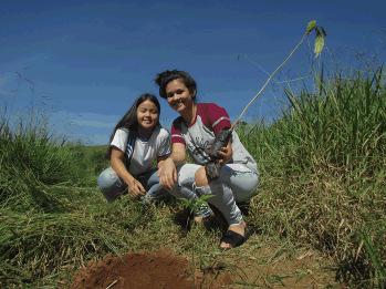 No inicio das atividades, os alunos receberem informações sobre o projeto De Olhop nos Olhos, assim como a importância para se