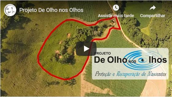 LANÇAMENTO DO VÍDEO SOBRE O PROJETO DE OLHO NOS OLHOS No mês de fevereiro de 2019, foi concluído os trabalhos de filmagem, edição e