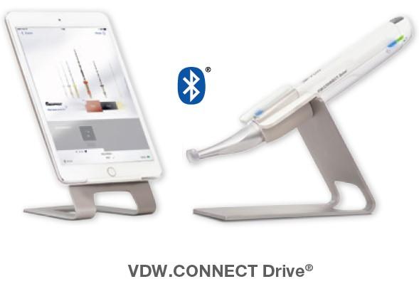 CONNECT Drive apresenta peça de mão sem fio alimentada por bateria, operado com ou sem um Mobile Software Application (App) via conexão Bluetooth.