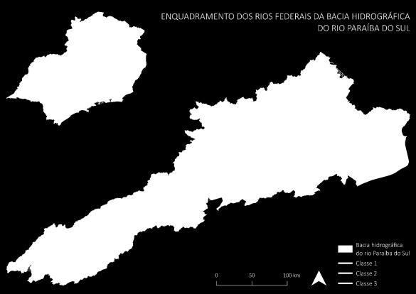 CONAMA nº 20 de 1986. A Figura 7 mostra o enquadramento destes rios. Figura 7. Enquadramento dos rios federais da bacia hidrográfica do rio Paraíba do Sul. 5.