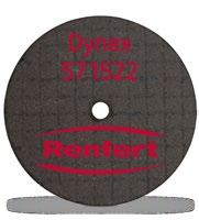 Dynex, 22 x 0,2 mm Adequado para corte e acabamento de sprues finos (< 3 mm) e de pequenos componentes de  Dynex, 22 x 0,25 mm / 26 x