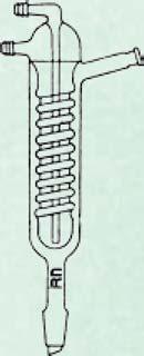 Condensador FRIEDRICHS, com tubo interno em espiral Comprimento,mm Junta Cônica Ref.