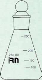 : Informar capacidade e padrão de junta Frasco ERLENMEYER graduado com rolha de vidro ou polietileno esmerilhado Ref. 535 Ref. 535 A Ref. 535 B Ref. 536 Ref. 536 A Ref.