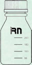 : Porosidade 0 Grossa 160 a 250μm. Sob encomenda, estes frascos poderão ser fornecidos com porosidades diferentes Frasco reagente com tampa GL 45 e dispositivo anti-gotas Ref. 549 A Incolor Ref.