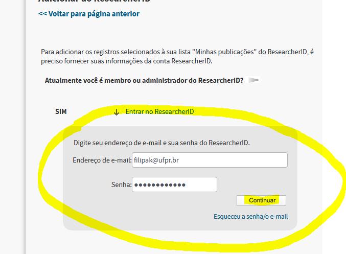 5 - Se você não estiver conectado no