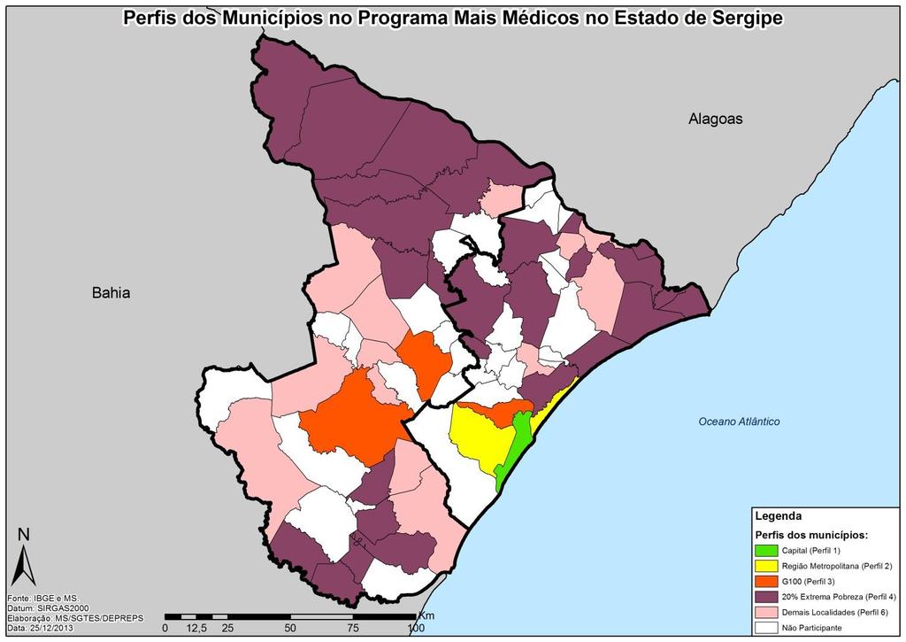 Por estado - Sergipe 155 médicos estão