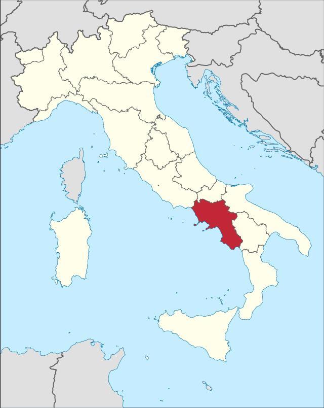Região da Campania: