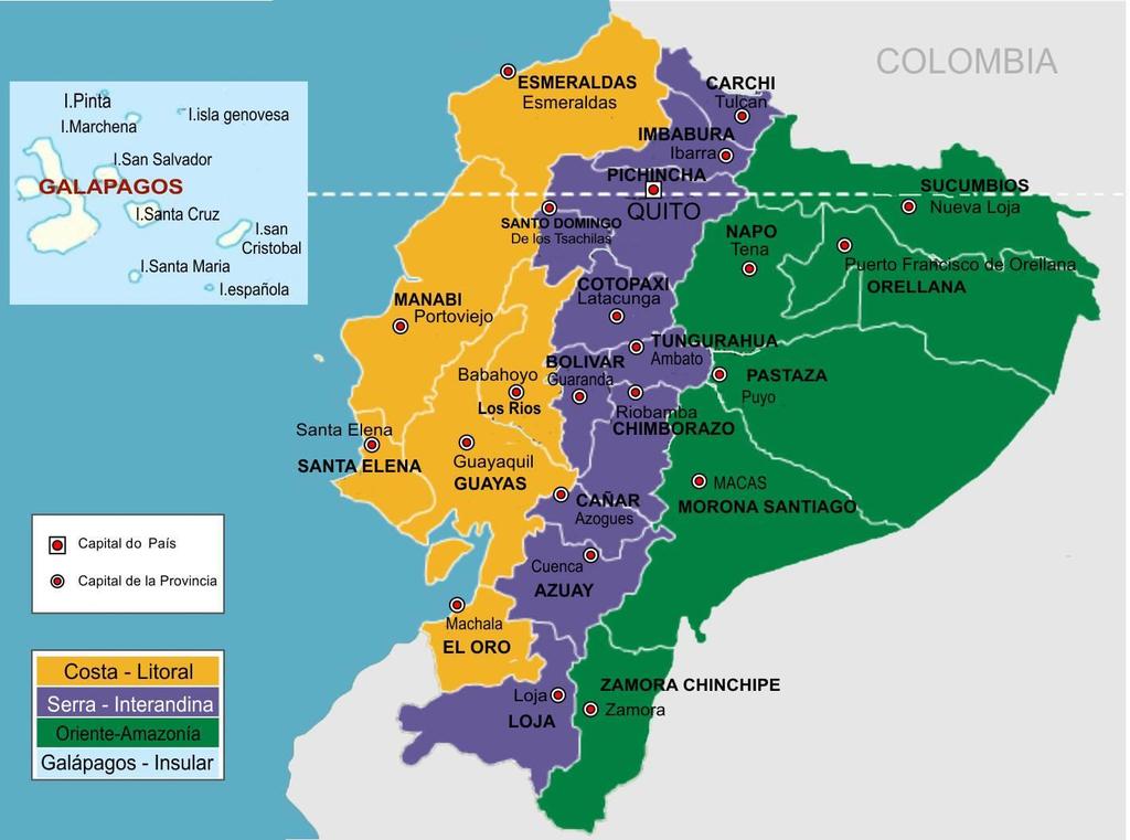 2.2 Sistema Político O Equador é uma república presidencialista.