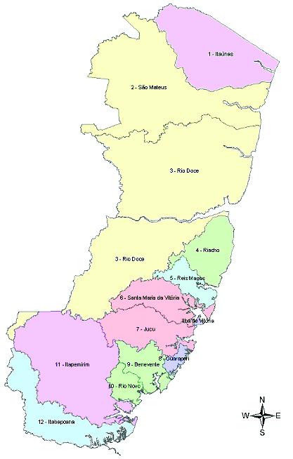 Regionalização de curvas de permanência... ria de Estado do Meio Ambiente e Recursos Hídricos foi considerada para organização das informações hidrológicas disponíveis.